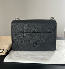 Load image into Gallery viewer, Louis Vuitton black twist MM with silver hdw
