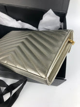 Load image into Gallery viewer, Ysl gold cassandre woc wallet on chain, gold hdw
