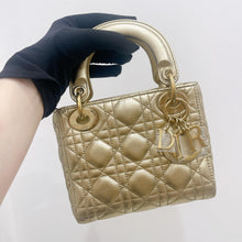 Load image into Gallery viewer, Lady Dior gold mini, gold hdw

