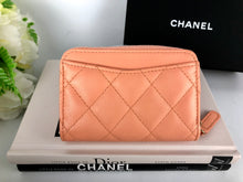 Load image into Gallery viewer, Chanel 2023 peach coin pouch card holder
