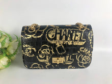 Load image into Gallery viewer, Rare Egyptian Chanel graffiti mini reissue from the 19A Métiers d&#39;Art Egyptian collection
