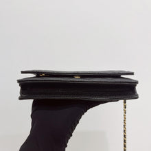 Load image into Gallery viewer, Chanel black caviar woc, gold hdw, with magnetic closure.
