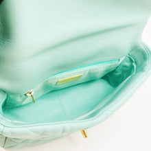 Load image into Gallery viewer, Chanel 19 small Tiffany blue lambskin, mixed hardware
