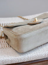 Load image into Gallery viewer, Chanel mini suede 26b with gold hdw
