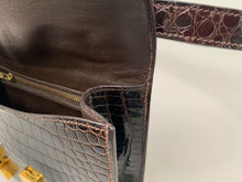Load image into Gallery viewer, Hermes Vintage Constance 23, brown crocodile
