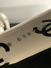 Load image into Gallery viewer, Chanel white and black brand new lambskin heels
