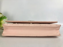 Load image into Gallery viewer, Chanel 22s light pink caviar wallet on chain (WOC) with light gold hdw
