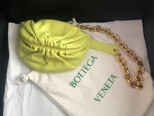 Load image into Gallery viewer, Bottega Venetta pouch chain belt bag, gold chain hdw
