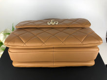 Load image into Gallery viewer, Chanel caramel trendy, gold hdw
