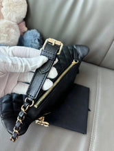 Load image into Gallery viewer, Chanel black calfskin bumbag belt bag
