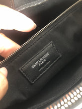 Load image into Gallery viewer, YSL Saint Laurent large loulou tote black, silver hdw
