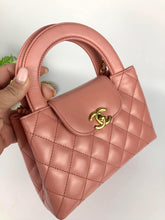 Load image into Gallery viewer, Chanel 23k nude pink calfskin Nano Kelly (larger size), gold hdw
