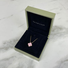 Load image into Gallery viewer, Van Cleef &amp; Arpels (VCA) 2015 limited edition pink porcelain pendant with diamond, rose gold.
