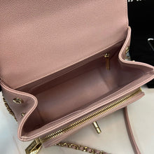 Load image into Gallery viewer, Chanel small pink business affinity, gold hdw
