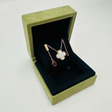 Load image into Gallery viewer, Van Cleef &amp; Arpels (VCA) vintage Alhambra 18k gold pendant, white mother of pearl (MOP)
