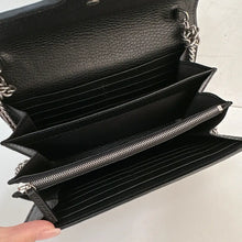 Load image into Gallery viewer, Gucci black Dionysus woc, wallet on chain
