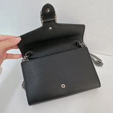 Load image into Gallery viewer, Gucci black Dionysus woc, wallet on chain
