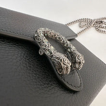 Load image into Gallery viewer, Gucci black Dionysus woc, wallet on chain
