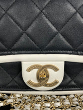 Load image into Gallery viewer, Chanel two-tone calfskin mini, gold hdw
