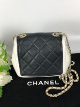 Load image into Gallery viewer, Chanel two-tone calfskin mini, gold hdw
