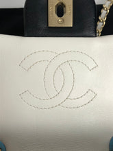 Load image into Gallery viewer, Chanel two-tone calfskin mini, gold hdw
