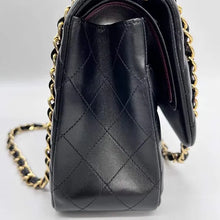 Load image into Gallery viewer, Chanel black jumbo lambskin with gold hdw
