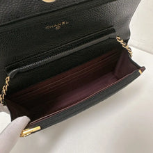 Load image into Gallery viewer, Chanel 29 series black caviar woc, gold hdw
