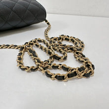 Load image into Gallery viewer, Chanel 29 series black caviar woc, gold hdw
