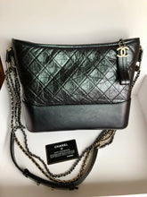 Load image into Gallery viewer, Chanel Large purple iridescent Gabrielle, aged calfskin
