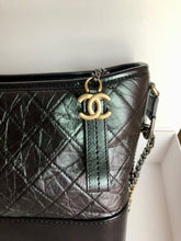 Load image into Gallery viewer, Chanel Large purple iridescent Gabrielle, aged calfskin
