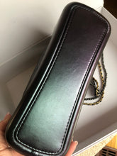 Load image into Gallery viewer, Chanel Large purple iridescent Gabrielle, aged calfskin
