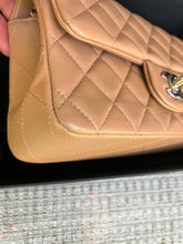 Load image into Gallery viewer, Chanel caramel mini lambskin, with silver hdw
