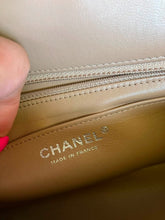 Load image into Gallery viewer, Chanel caramel mini lambskin, with silver hdw
