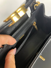 Load image into Gallery viewer, Chanel black Kelly shopper nano (larger size) in shiny calfskin, gold hdw
