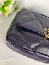 Load image into Gallery viewer, Chanel 19 in purple lambskin, gold hdw
