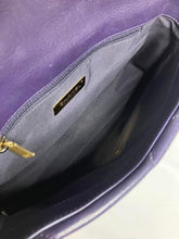 Load image into Gallery viewer, Chanel 19 in purple lambskin, gold hdw
