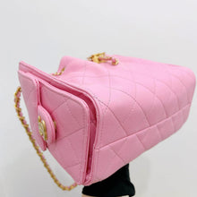 Load image into Gallery viewer, Chanel 25 mini pink caviar, gold hdw

