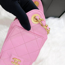 Load image into Gallery viewer, Chanel 25 mini pink caviar, gold hdw
