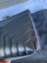 Load image into Gallery viewer, YSL Saint Laurent black small Loulou with silver hdw
