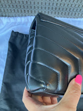 Load image into Gallery viewer, YSL Saint Laurent black small Loulou with silver hdw
