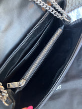 Load image into Gallery viewer, YSL Saint Laurent black small Loulou with silver hdw
