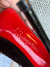 Load image into Gallery viewer, Christian Louboutin So Kate 120 black patent heels, size 38
