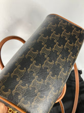 Load image into Gallery viewer, Celine small boston bag in triomphe canvas and calfskin
