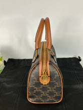 Load image into Gallery viewer, Celine small boston bag in triomphe canvas and calfskin
