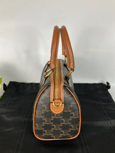 Load image into Gallery viewer, Celine small boston bag in triomphe canvas and calfskin
