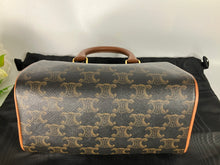 Load image into Gallery viewer, Celine small boston bag in triomphe canvas and calfskin
