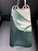 Load image into Gallery viewer, Lady Dior green printed flower medium lady with silver hdw
