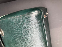 Load image into Gallery viewer, Lady Dior green printed flower medium lady with silver hdw
