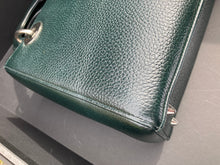 Load image into Gallery viewer, Lady Dior green printed flower medium lady with silver hdw
