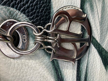 Load image into Gallery viewer, Lady Dior green printed flower medium lady with silver hdw
